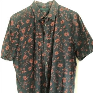 Perry Ellis floral short sleeve button up